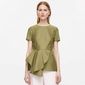 COS Waisted drape top